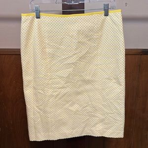 Talbots Cotten blend stretchy textured pencil skirt